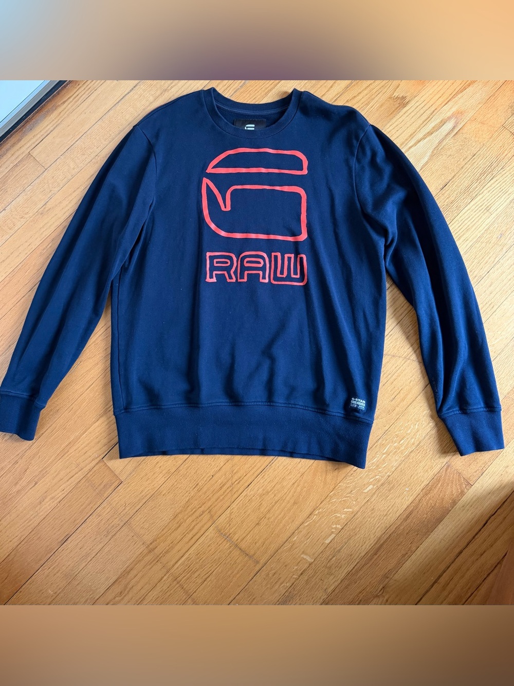 G-Star Raw Navy Crewneck Size L